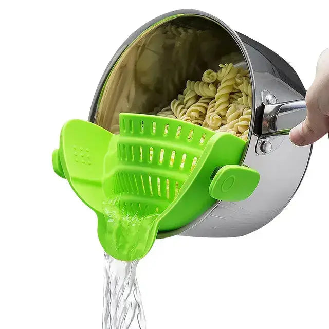 Multi-Functional Silicone Clip-On Strainer